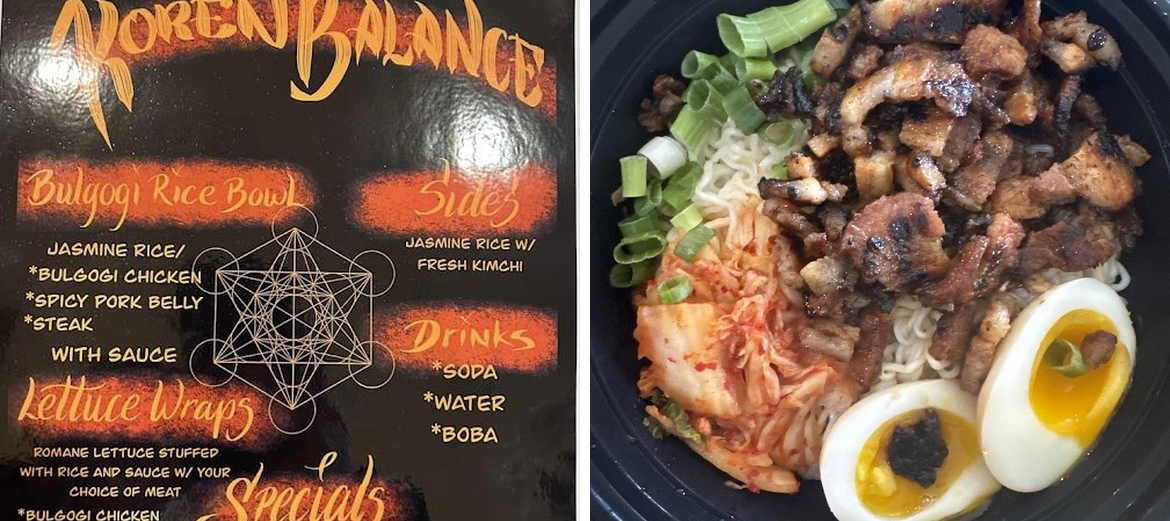Korean Balance Menu