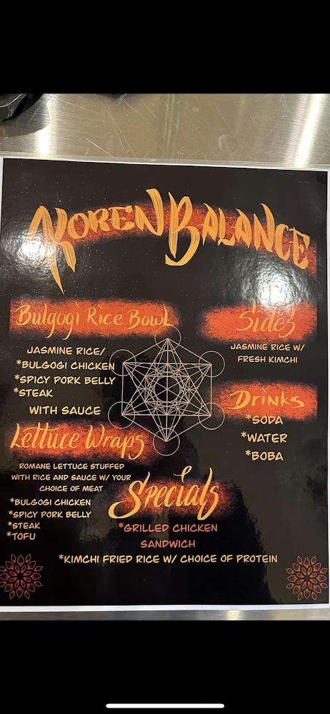 Korean Balance Menu image 1